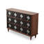 Armoire d'appoint en bois de noisette + bois massif noir