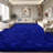 Solid Rug Soft Fluffy Bright Blue Indoor Area Rug for Living Room Bedroom Nursery Kids Room-835077180-805677157