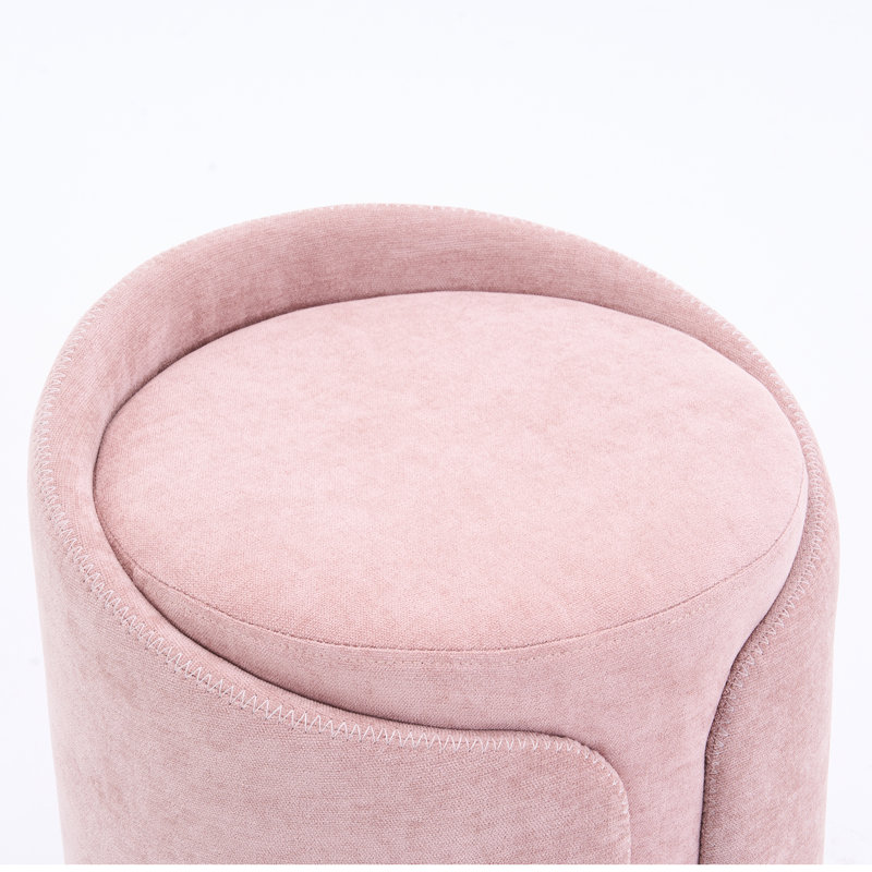 Repose-pieds rembourré Masoomah, Rose