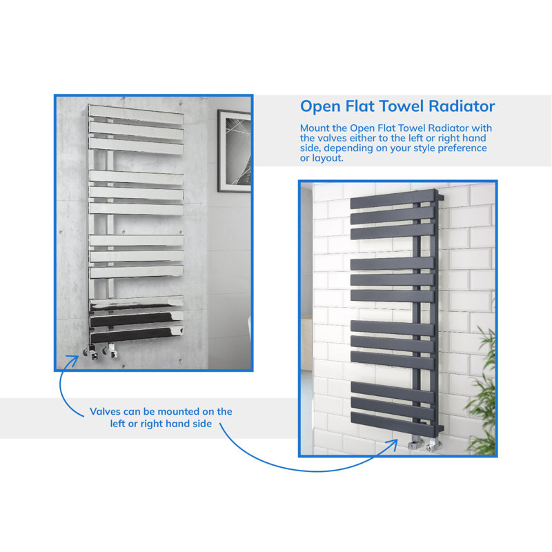 Designer Radiator, 31cm H x 19cm W x 4cm D, White