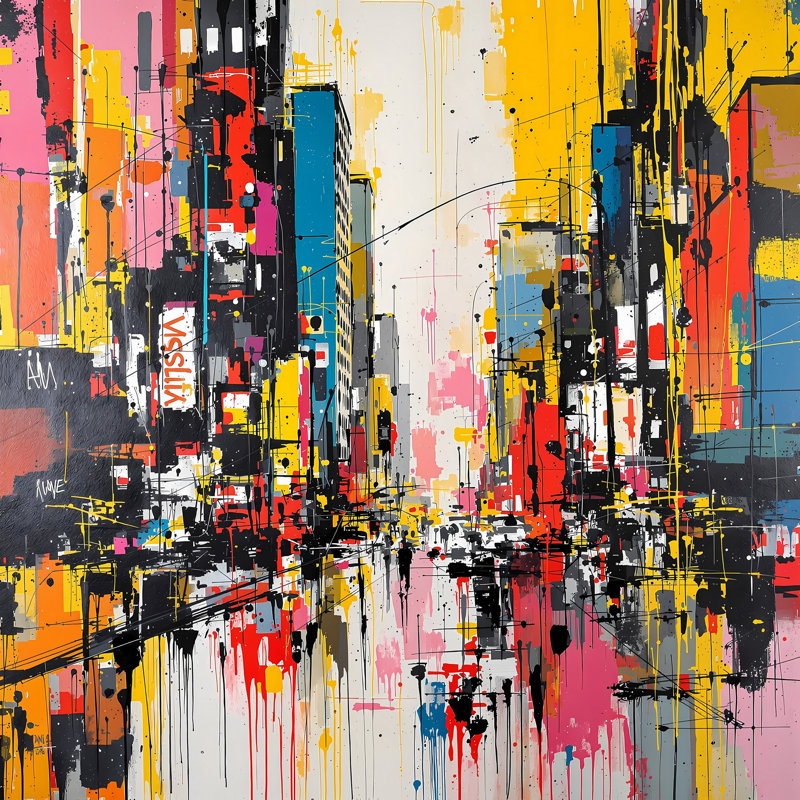 Urban Tapestry, 24" H x 24" W