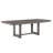 Rustic Designpc Dining Table With Separate Extension Leaf Casual Dining Room Furniture