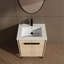 Armoire de salle de bain 24 po, lavabo et espace de rangement, matériau en bois d'ingénierie, couche de preuve, instructions d'assemblage faciles, déclaration de style américain, meuble-lavabo 24 po avec lavabo couleur chêne-700376441