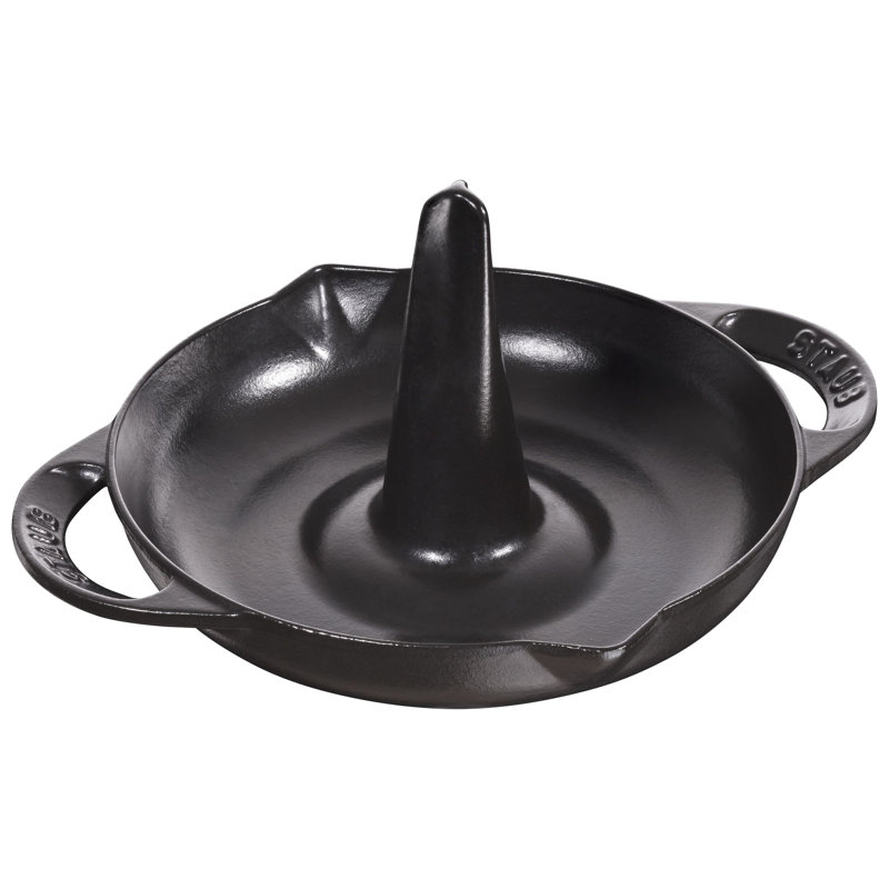 Rôtissoire verticale en fonte 10,31 po Staub, Noir mat
