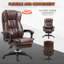 Fauteuil de bureau à haut dossier 5 modes, fauteuil de direction, fauteuil pivotant en similicuir