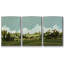 «Lush Summer III», reproduction sur toile 3 pièces-296949042-296949044