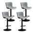 Tabourets de bar pivotants à hauteur réglable, tabourets de bar modernes en cuir, tabouret de comptoir rembourré