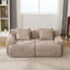 Causeuse de canapé moderne et modulaire, nuage confortable capitonné 2 places avec 2 coussins, canapé de conversion désossé-916186354