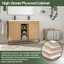 Meuble-lavabo double 48 po avec lavabo en résine-1750067388