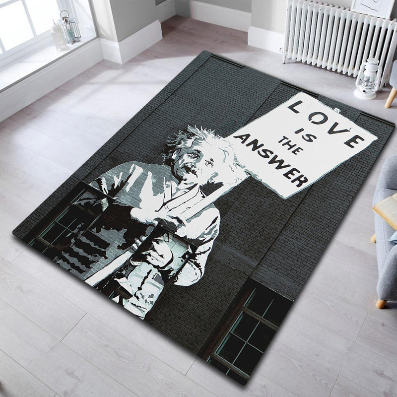 Stylish Polyester Area Carpet, 3.3 x 5.2 ft | 100% Antibacterial Material, 0.4 in Pile Height | Non-Slip Underside, Machine Washable | Perfect for Living Room & Bedroom Decor, Soft & Durable Design