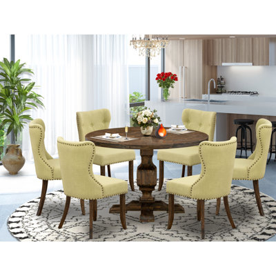 Amberrae Solid Wood Dining Set