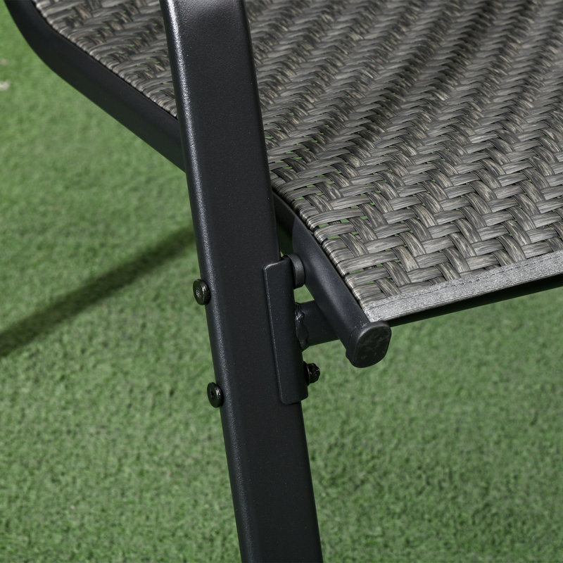 Nusreta Stacking Patio Dining Side Chair