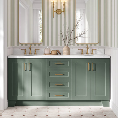 72" Double Bathroom Vanity Base Only