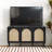Castyn 56" W Rattan Door Sideboard with Adjustable Shelves-1558806777