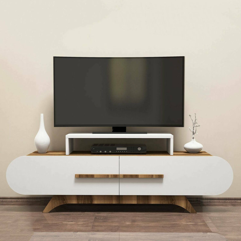 Misouk Unfinished TV Stand for TVs up to 60"