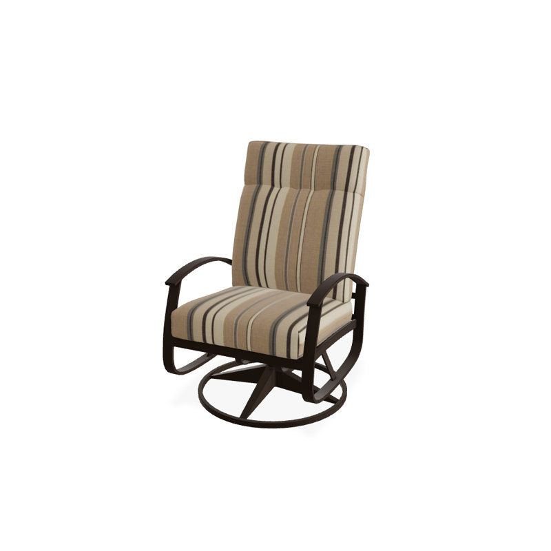 Belle Isle Outdoor Swivel Lounge Chair, Textured Kona, Yellow 43A, Kona P10