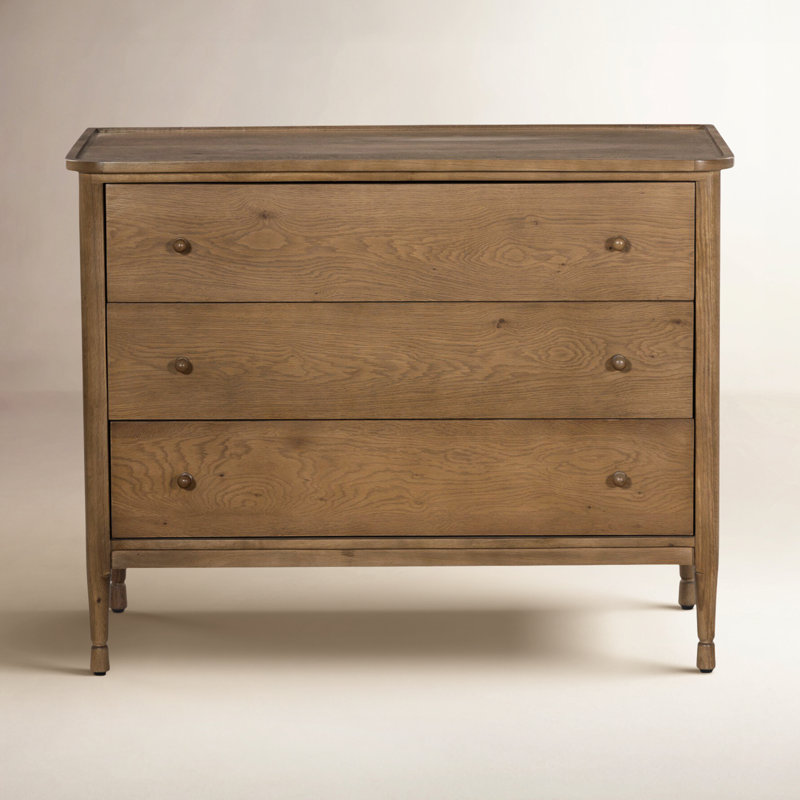 Franny 3 Drawer Chest-Saddle Brown, Saddle Brown