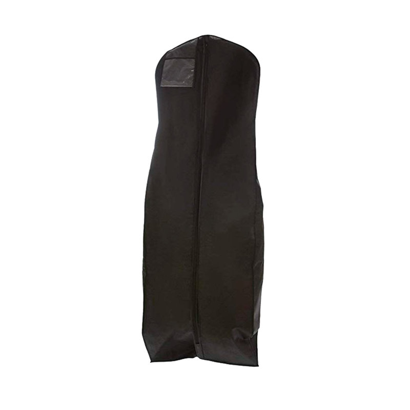 Plastic / Acrylic Garment Bag, Black