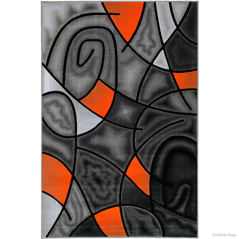 Yateley Abstract Indoor Rug, 7'10" x 10'