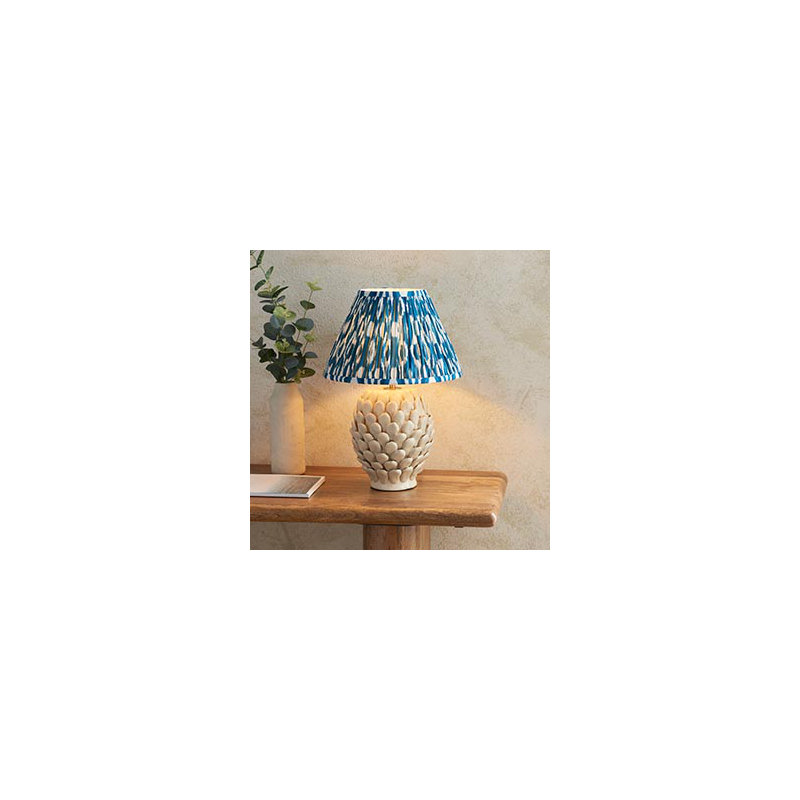 Layered Leaf Table Lamp, Marlin Blue