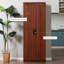 Armoire de cuisine 63 "à 2 portes avec 5 tablettes et 2 tablettes réglables, brun pour un espace soigné, armoire personnalisable