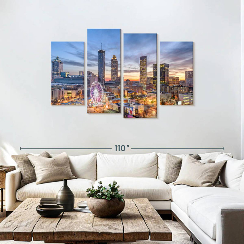 Sireci Atlanta, 48" H x 75" W