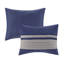Ensemble d'édredon en faux suède 7 pièces 7 pièces Blue Cal King-121790549-121790560