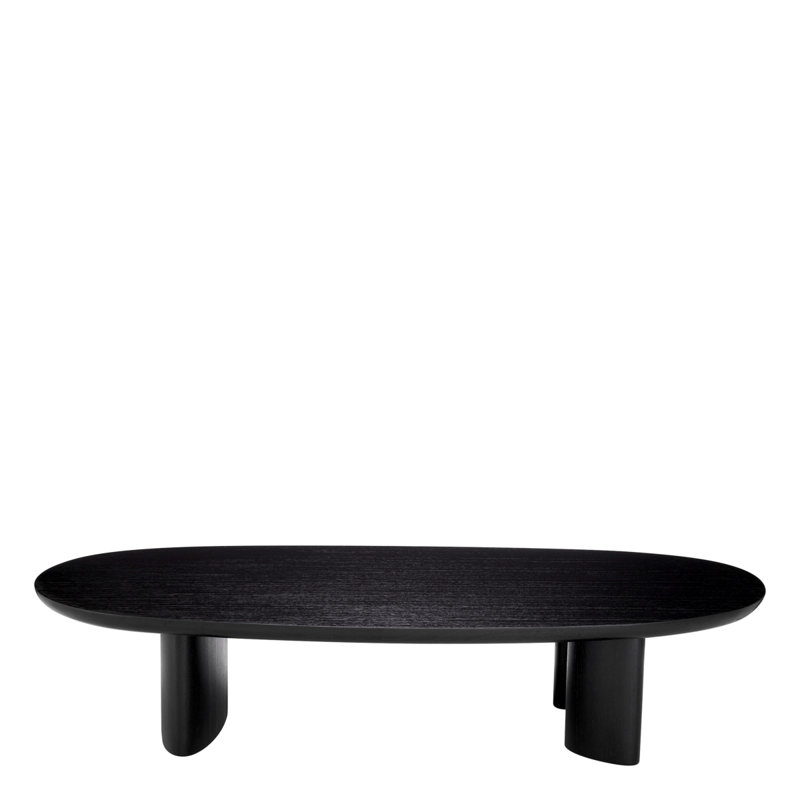Coffee Table Lindner Black Veneer - Top, Black