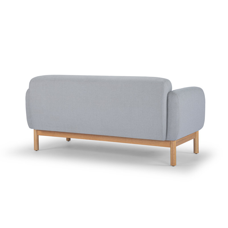 Tulum Sofa, Metro Light Gray Linen Blend, 68" W