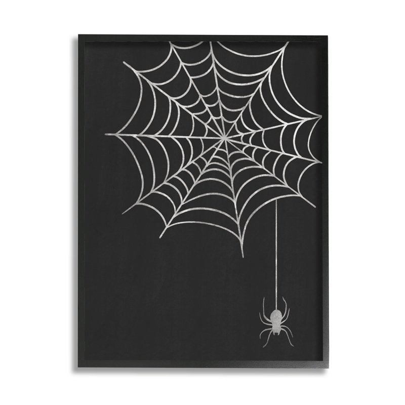 Araignée suspendue noire décontractée AT-306, Cadre noir, H 14 po x l 11 po x P 1,5 po