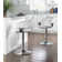 Carmelyn Swivel Upholstered Adjustable Height Counter Stool with Metal Frame