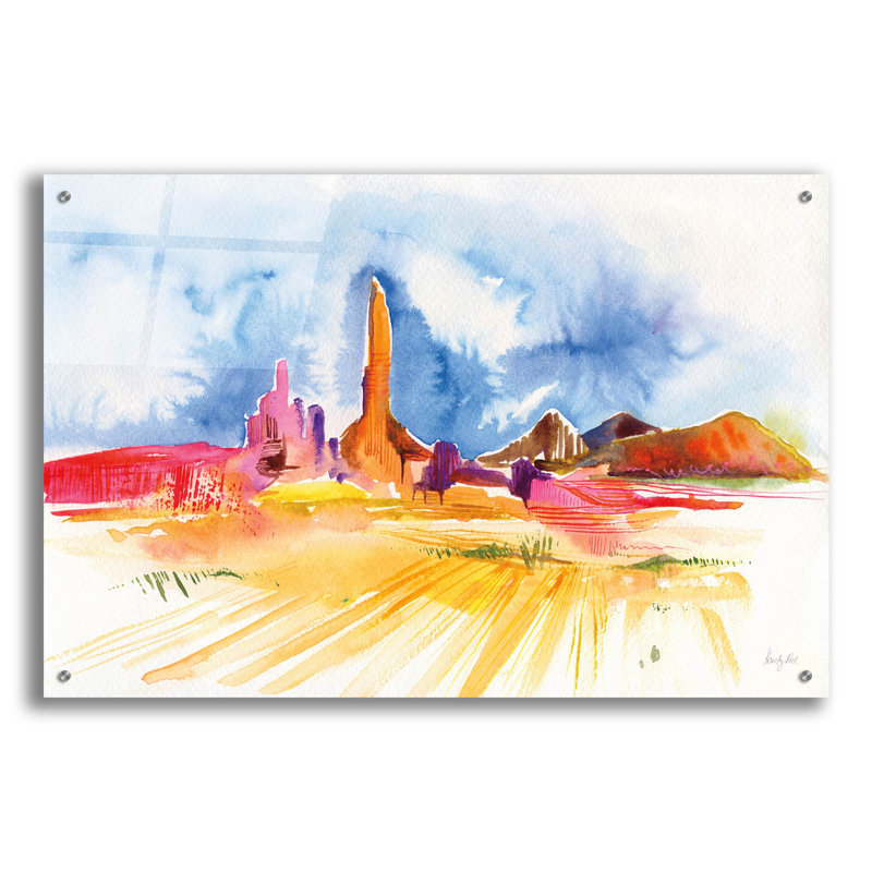 Art mural en verre Winston Porter, H 24 po x l 36 po x P 0,2 po