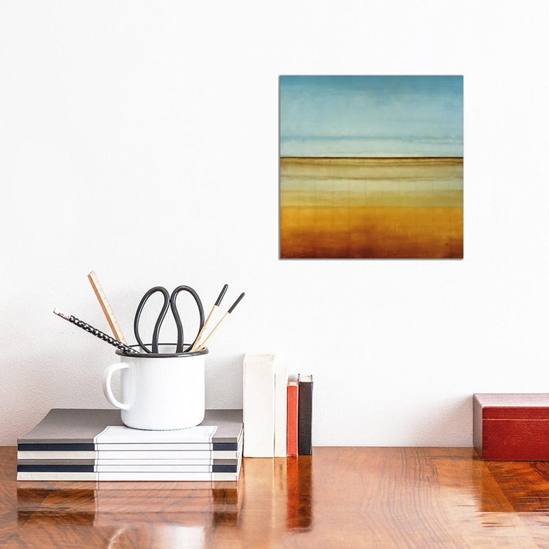 Blue Foam I by Randy Hibberd - Wrapped Canvas Painting, 30.48 cm H x 30.48 cm W