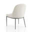 Chaise d'appoint rembourrée en métal Durrant-125907577