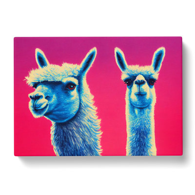 Llamas Vol.1 - Wrapped Canvas Painting