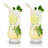 Art Deco Crystal Highball Glasses