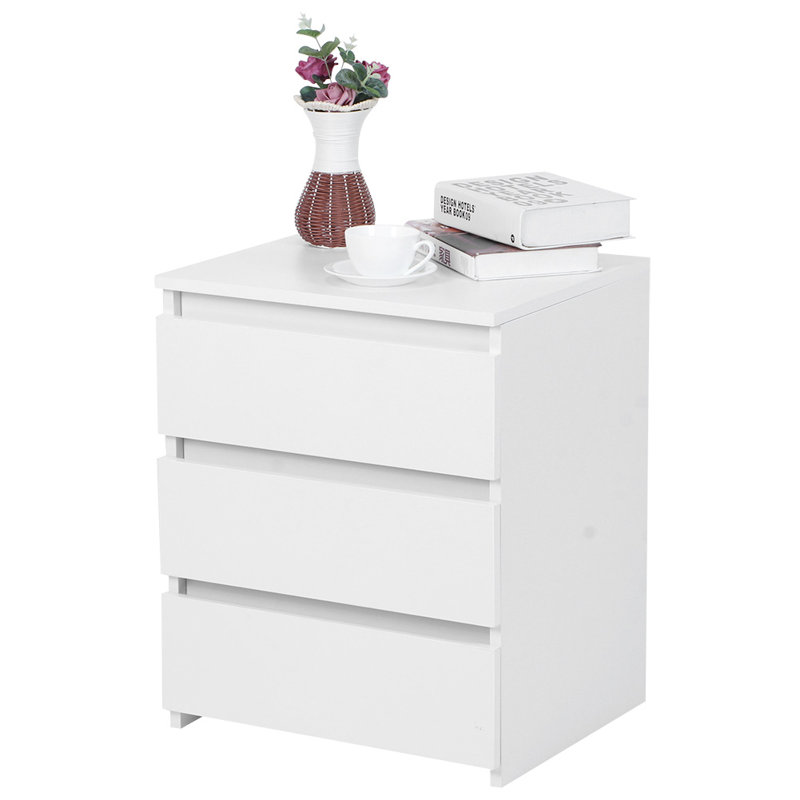 45cm W Composite Bedside Table