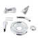 Kingston Brass KB531LT Tub And Shower Trim Only For KB531L, Polished Chrome