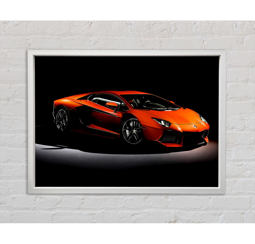 Lamborghini Aventador Orange - Druck