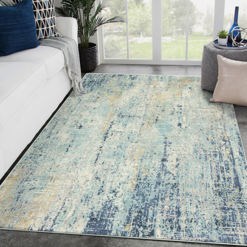 Kingsbury Abstract Indoor Rug, Rectangle 8' x 10'