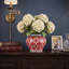 Vase en céramique rouge 7,1 "Ginger |