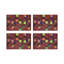 Xmas Vegan Leather Rectangle Placemats-50817890