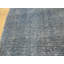 Tapis gris en laine noué à la main de conception unique 6 pi 4 po x 9 pi 1 po Ezekiell