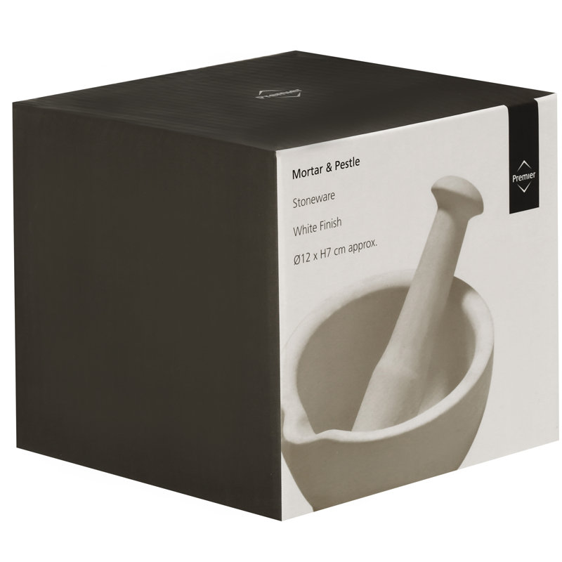 Stoneware Mortar And Pestle Set