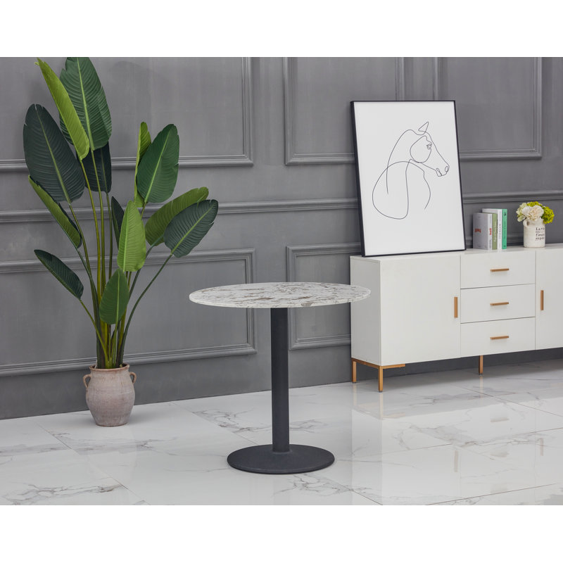 Laplace 2 - Person Dining Set, White, 75" H x 100" W x 100" D