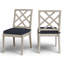 Chaise d'appoint en teck Haley - Huître-38582290-38582250-70064681