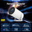 Mini projecteur portable Hy300 Pro avec Wi-Fi 6 et Bt 5,0, inclinaison à 180 °, correction automatique de la distorsion trapézoïdale, affichage 130 po, support 4k pour le cinéma maison