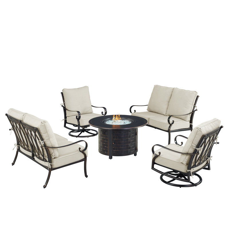 Rico Outdoor 5 - Piece Conversation Set