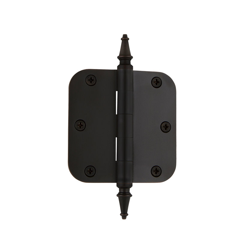 Oil-Rubbed Bronze 3.5" Steeple Tip Residential Door Hinge