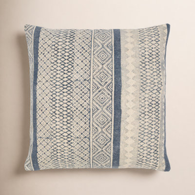 Zetta Geometric Cotton Throw Pillow